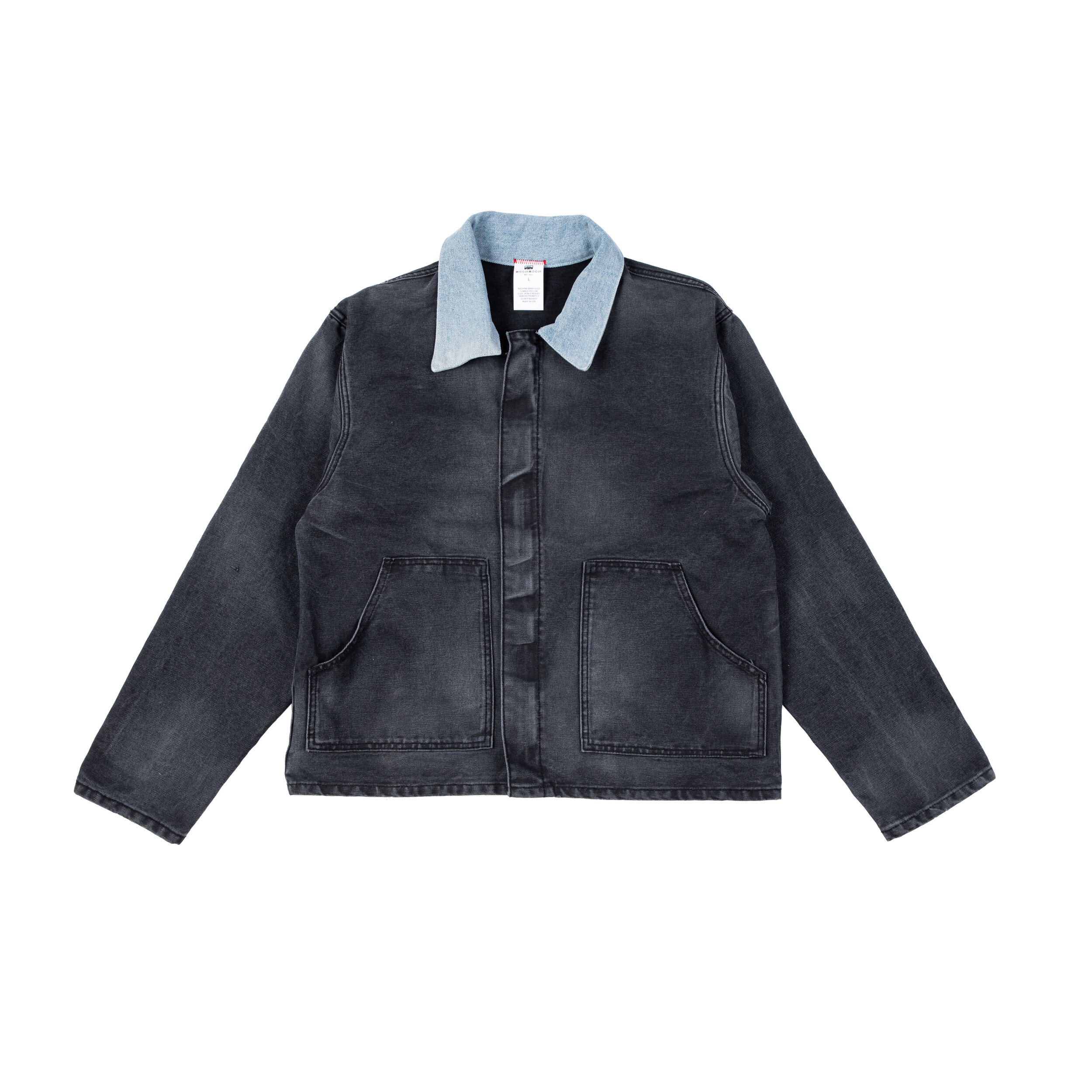 CLASSIC WORK JACKET / AGED BLACK — MOOJIMOOJI CLASSIC WORK JACKET / AGED BLACK — MOOJIMOOJI